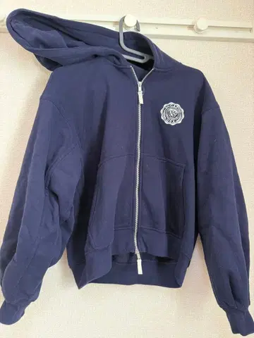 GAP 클래식 네이비 풀 집업 후드티 XS