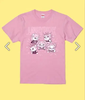 코레사와 러블리 펑크 투어 티셔츠 S 사이즈