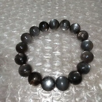 천연 블랙 선스톤 (12mm)