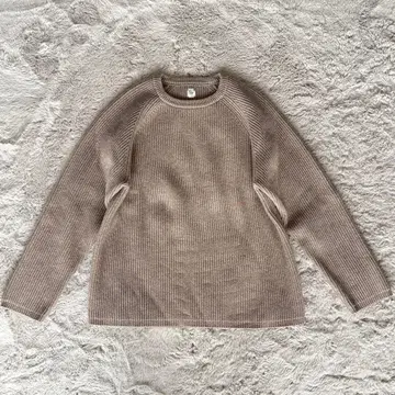 캡틴선샤인 크루넥 스웨터 울 100% 래글런 슬리브