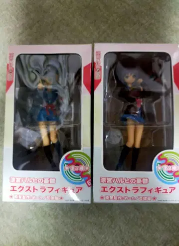 [ 스즈미야 하루히의 우울 ] 엑스트라 피규어 2종 세트 미개봉