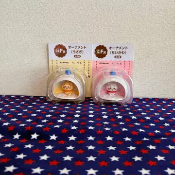 치이카와 에니마이 복권 오너먼트 2개 세트 치이카와 토끼