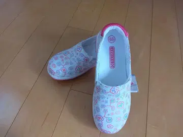 OXYPAS 간호사 신발 꽃무늬 화이트/핑크