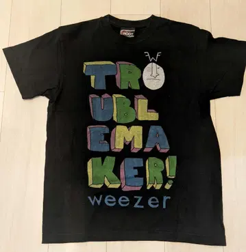 [ 귀중 ] Weezer TROUBLEMAKER T셔츠 ( 사이즈 S )