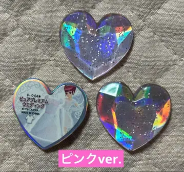 프리즘스톤 퓨어 프리미엄 웨딩 티아라 하이힐 핑크