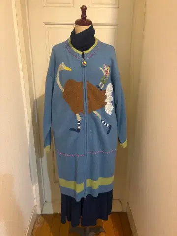 오레보레브라 니트 롱 스웨터