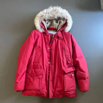 FREEDOMDAY 프리덤데이 다운 자켓 빨간색 S 퍼 포함