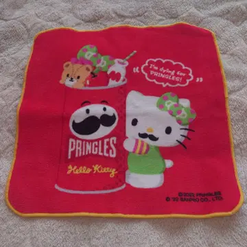 헬로키티 x 프링글스 콜라보 미니 타월
