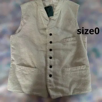 [새상품급] OUTIL 울 린넨 베스트 size 0