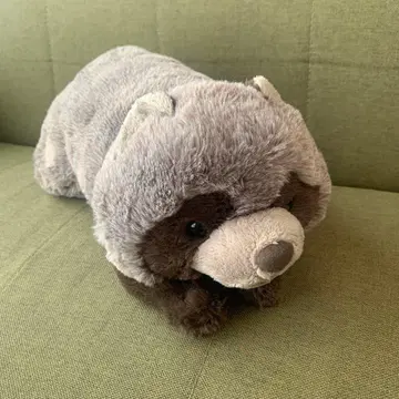 선애로우 Cushy 너구리 봉제 인형 쿠션
