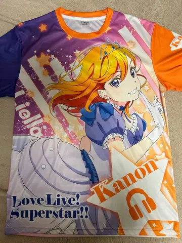 Liella! 시부야 카논 풀 그래픽 T셔츠 논픽션 ver