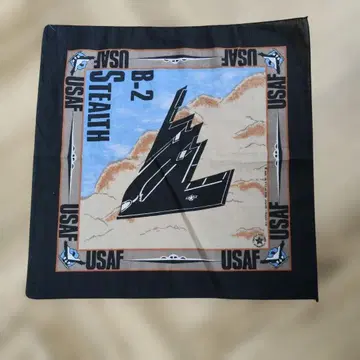 80s B-2 STEALTH 폭격기 빈티지 반다나
