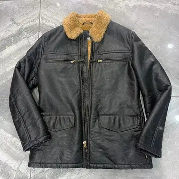 아르마니진스 남성용 가죽 자켓 안감 보아 USA36