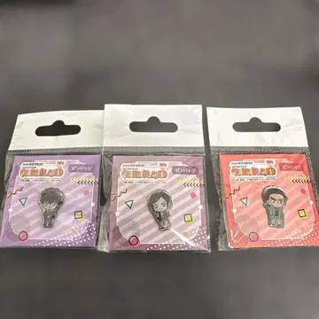코난랜드 핀 배지 3개 세트 (마츠다, 타카아키, 야마토)