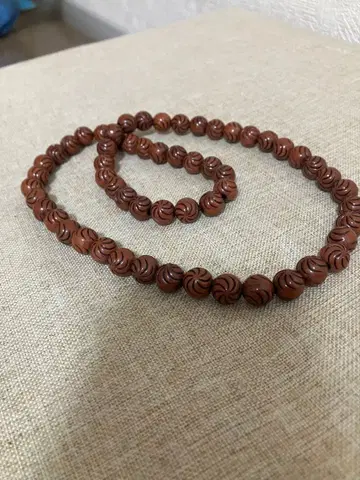 핸드메이드 염주 목걸이 60cm