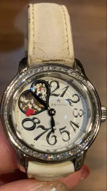 제니스 CHRONOMASTER 하트 시계 다이아몬드