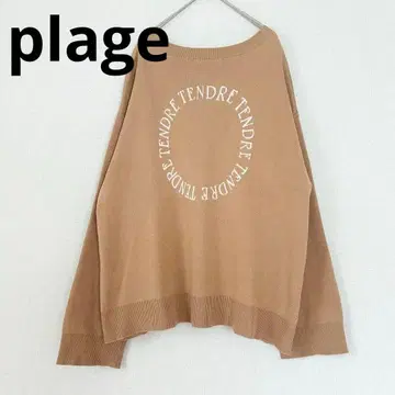 [ 플라주 ] les Tendre PEGASUS 로고 니트 백 로고