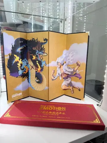 ONE PIECE EMOTION 와노국 대격투도 병풍 루피 vs 카이도