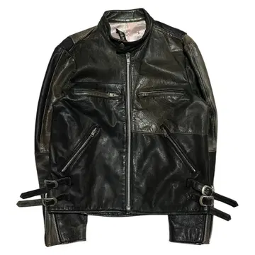 hagi real leather jacket archive y2k