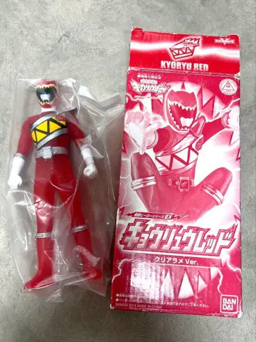 극장판 공개 기념 파워레인저 다이노포스 쿄류 레드 클리어 레드 라메