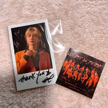 THERAMPAGE 요시노 호쿠토 폴라로이드풍 포토 카드, 스티커 세트