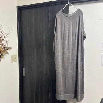 레어 허밍버드 그레이 니트 원피스