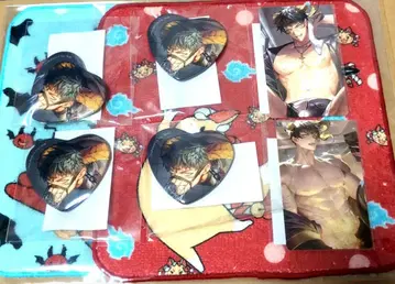 지옥의 어디가 나빠? 제비뽑기당 캔뱃지 미니 타월 카드 마몬 세트