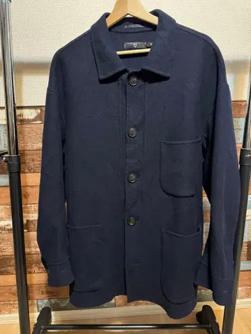 UNIQLO +J 울 커버올 네이비 사이즈 L