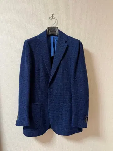 스틸레 라티노 싱글 자켓 블루 44 행거 버튼 실 포함