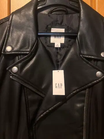 GAP 비건 가죽 라이더 자켓