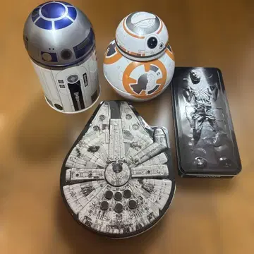스타 워즈 R2-D2 BB-8 밀레니엄 팔콘 한 솔로 빈 캔