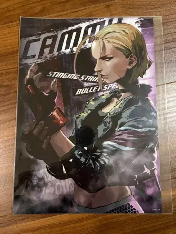 캡콤 복권 스트리트 파이터 6 캐미 클리어 포스터 A상