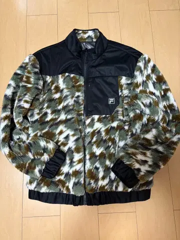 휠라 보아 플리스 블루종