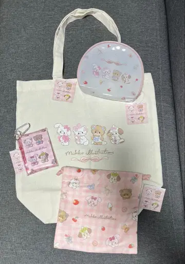 미코 생큐마트 토트백 파우치 복조리 mikko