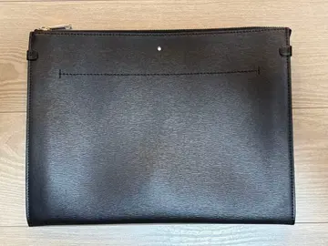 [ 미사용급 ] Mont Blanc 몽블랑 클러치백 컬러 블랙