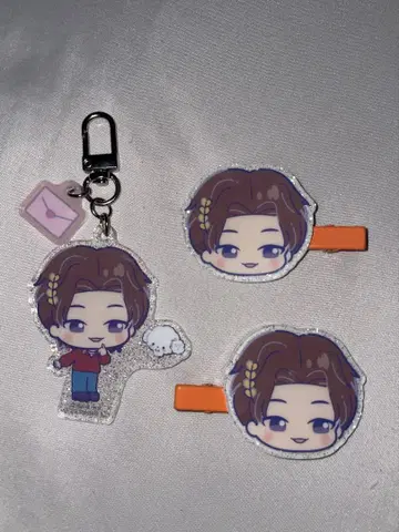 SEVENTEEN 산리오 콜라보 우지 키링 멀티 클립 세트