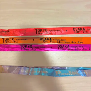 나니와단시 1st DOME LIVE 'VoyAGE' 은색 테이프