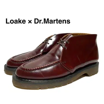 고품질 로크 x 닥터마틴 U 칩 가죽 처카 부츠 영국제