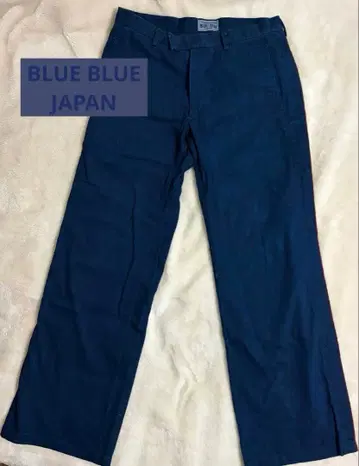 BLUE BLUE JAPAN 네이비 치노 팬츠 사이즈 2