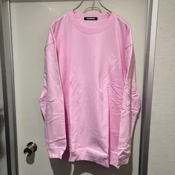 탱그램 tangram 핑크 크루넥 트레이닝복 XL