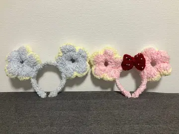 디즈니 머리띠 핸드메이드 세트 복슬복슬 미키 미니