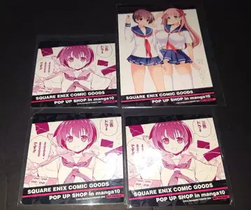 사키-saki- 만화전 코스터 엽서 혜택 세트