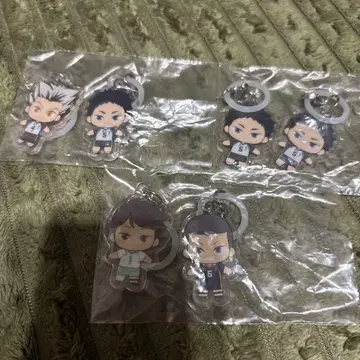 하이큐 메지루시 액세서리 보쿠토 아카아시 오이카와 다나카 세트