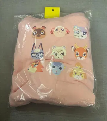 모여봐요 동물의 숲 후드티 집합 새상품 M 사이즈 핑크 모동숲 어패럴