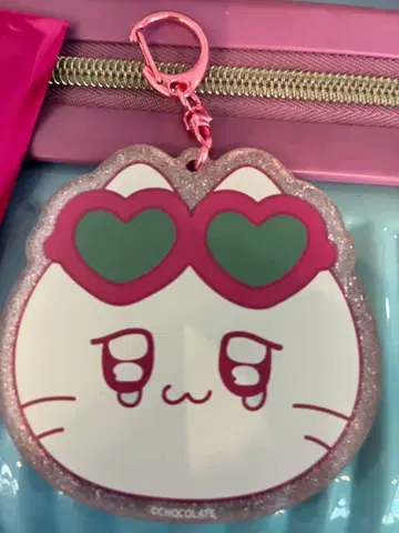 갸루 고양이 포피앗피 랜덤 라메 아크릴 키링 울먹이는 얼굴