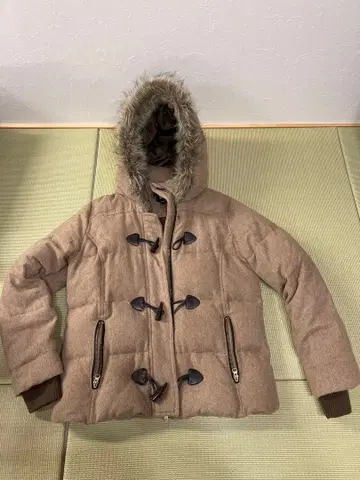 GAP 다운 자켓 더플 코트 스타일 퍼 포함 L 사이즈