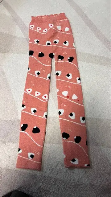 가격 인하 와코루 하의 모직 팬티 미사용품 롤링 주먹밥 패턴