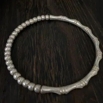 멕시칸 주얼리 실버 925 팔찌 뱅글 비즈 대나무