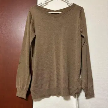 아우터 선셋 니트 택 포함 미사용 새상품