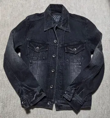 5351 POUR LES HOMMES 블랙 데님 자켓